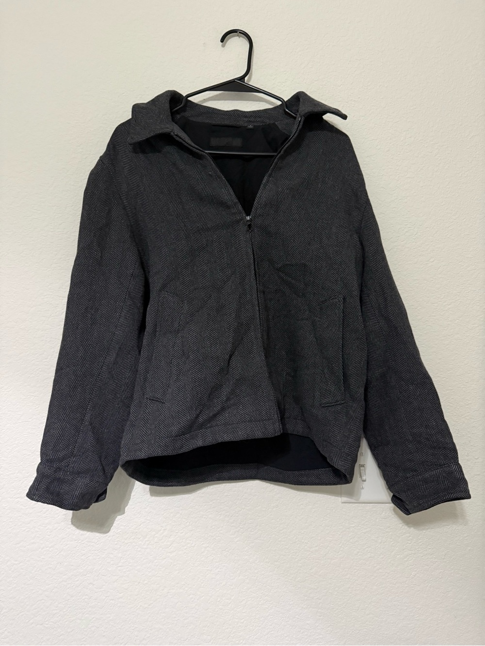 Uniqlo Charcoal Zip-Up Jacket
